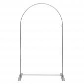 Metal Arch Backdrop Stand - Silver - 36" x 16" x 60"