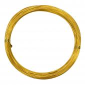 1.0mm (18 Gauge) Aluminum Wire 15 Yds/Roll - Gold