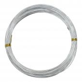 1.0mm (18 Gauge) Aluminum Wire 15 Yds/Roll - Silver