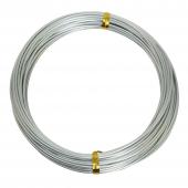 1.5mm (15 Gauge) Aluminum Wire 10 Yds/Roll - Silver