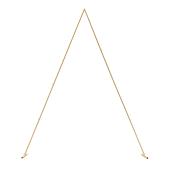 Metal Triangle Arch 90" - Gold