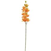 Faux Cymbidium Orchid 30\" - Orange