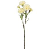 Artificial Carnation Stem 24" - White
