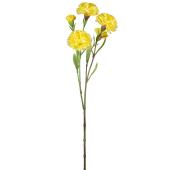 Artificial Carnation Stem 24" - Yellow