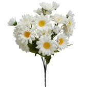 Decostar™ Artificial Daisy Bouquet 11" - White