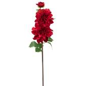 Decostar™ Premium Artificial Dahlia Branch 30" - Red