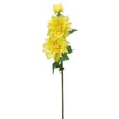 Premium Artificial Dahlia Branch 30" - Yellow