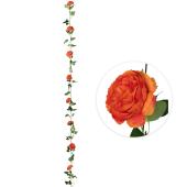 Decostar™ Artificial Peony Flower Garland - Orange