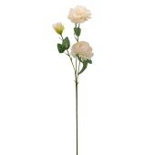 Artificial 3 Head Peony Stem 25" - Blush