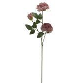 Artificial 3 Head Peony Stem 25" - Mauve