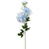 Artificial Dahlia Branch 30" - Blue