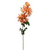 Artificial Dahlia Branch 30" - Peach