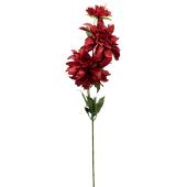 Artificial Dahlia Branch 30" - Red