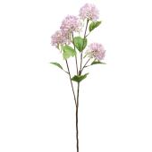 Faux Snowball Hydrangea Branch 29½" - Lavender