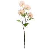 Faux Snowball Hydrangea Branch 29½" - Pink
