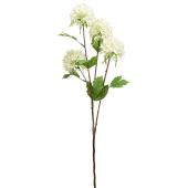 Decostar™ Faux Snowball Hydrangea Branch 29½" - White