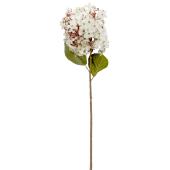 Faux Mini Hydrangea Branch 26" - White