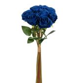 Decostar™ Artificial Rose Flower Bouquet - Royal Blue