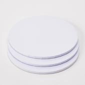 Decostar™ Foil Covered Cake Drum 14" 5pc/pack - White