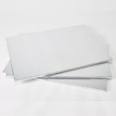 Foil Covered Cake Drum ½sheet 5pc/pack - Silver