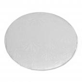 Decostar™ Foil Covered Cake Board 8" 5pc/pack - Silver