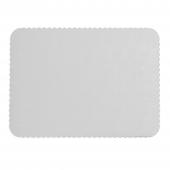 Foil Covered Cake Board ½sheet 6pc/pack - White