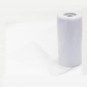 Sparkle Organza Rolls 6" x 25yds - White