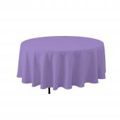 Economy Round Polyester Table Cover 90" - Lavender