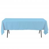 Economy Rectangle Polyester Table Cover 60" x 102" - Blue