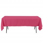 Economy Rectangle Polyester Table Cover 60" x 102" - Magenta
