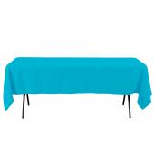 Economy Rectangle Polyester Table Cover 60" x 102" - Modern Blue