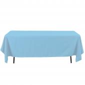 Economy Rectangle Polyester Table Cover 60" x 126" - Blue