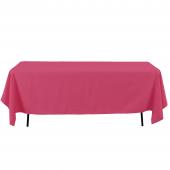 Economy Rectangle Polyester Table Cover 60" x 126" - Magenta