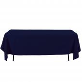 Economy Rectangle Polyester Table Cover 60" x 126" - Navy