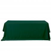 Economy Rectangle Polyester Table Cover 90" x 132" - Forest Green
