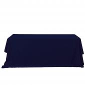Economy Rectangle Polyester Table Cover 90" x 132" - Navy