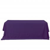 Economy Rectangle Polyester Table Cover 90" x 132" - Purple