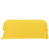Economy Rectangle Polyester Table Cover  90" x 132" - Yellow