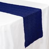 Economy Sequin Table Runner 12" x 108" - 6 pieces - Royal Blue