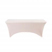 Spandex Rectangle Table Covers 6ft - Blush