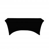 Spandex Rectangle Table Covers 6ft - Black