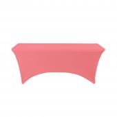 Spandex Rectangle Table Covers 6ft - Coral