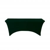 Spandex Rectangle Table Covers 6ft - Forest Green