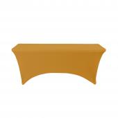 Spandex Rectangle Table Covers 6ft - Gold