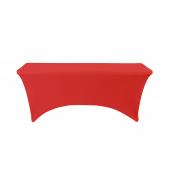 Spandex Rectangle Table Covers 6ft - Red