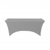 Spandex Rectangle Table Covers 6ft - Silver