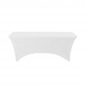 Spandex Rectangle Table Covers 6ft - White