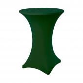Spandex Cocktail Table Cover - Forest Green