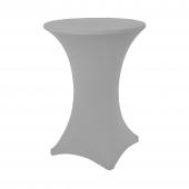 Decostar™ Spandex Cocktail Table Cover - Silver