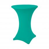 Spandex Cocktail Table Cover - Turquoise